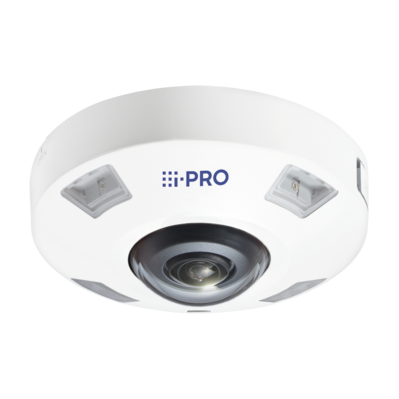 I-PRO 12MP Sensor IR Outdoor 360 Fisheye Network Camera with AI engine WV-S4576L